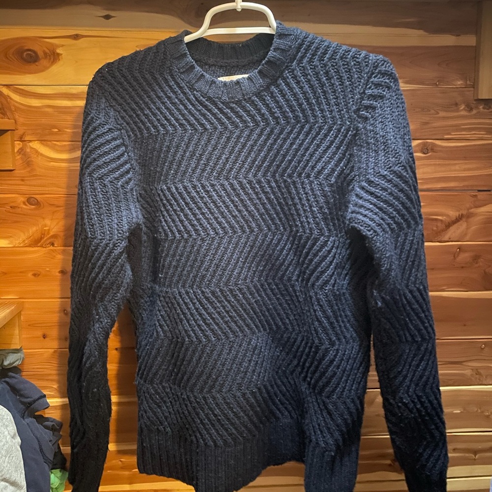 Taylor Stitch zig zag chunky knit sweater